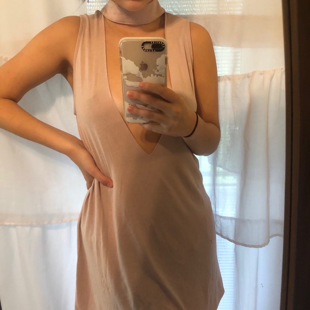 plunge dress